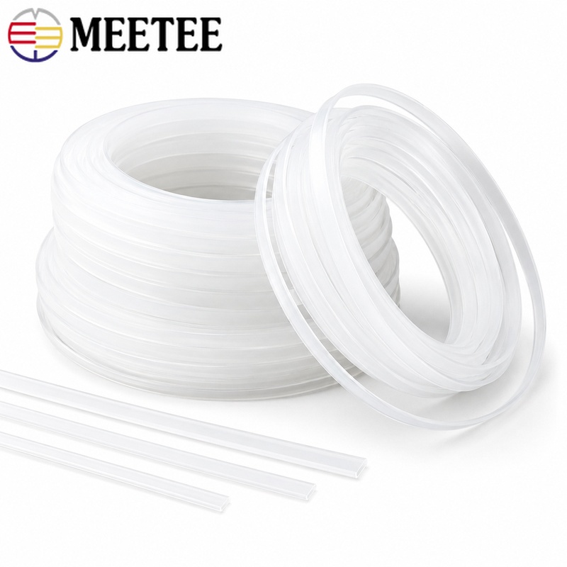 Textile Sewing Support - 20M 4-12mm 투명 PP 플라스틱 코르셋