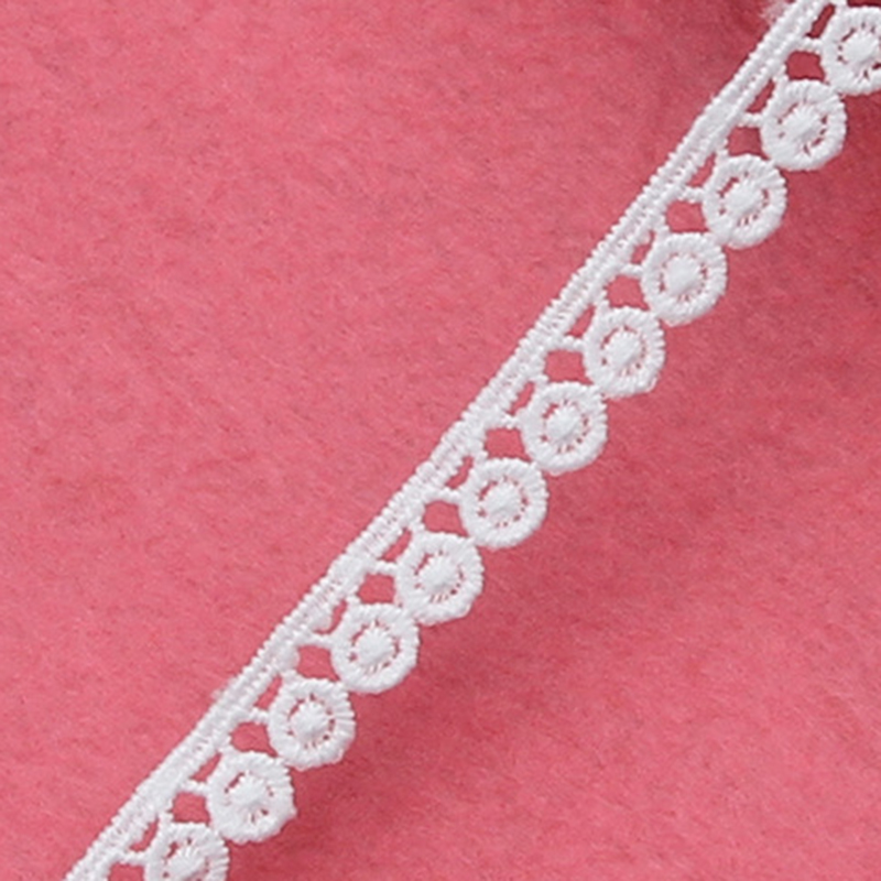 Sewing Eyelet Fabric - 50야드 흰색 레이스 리본 원단 트림