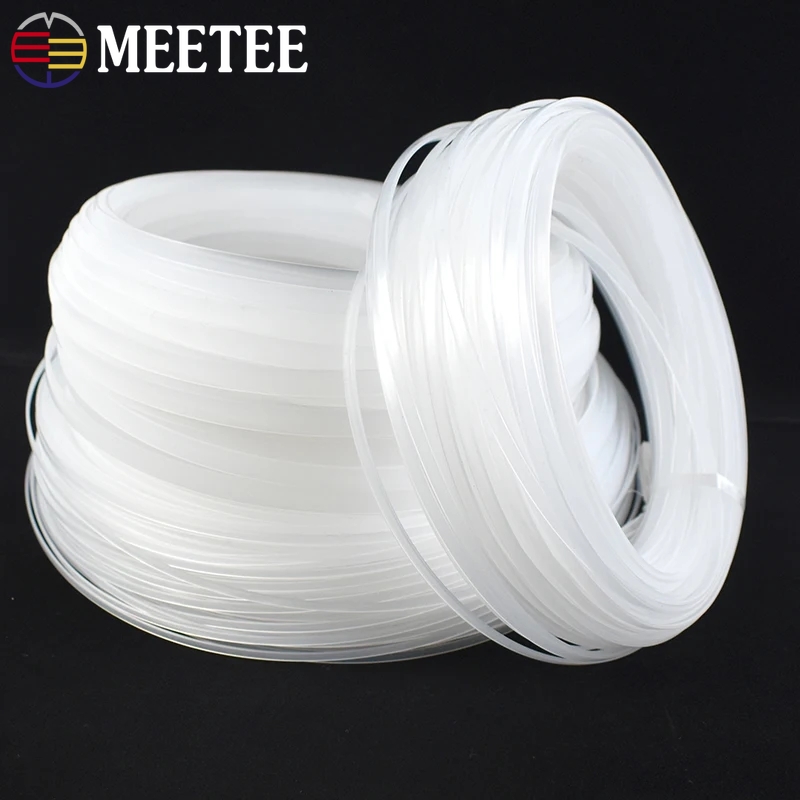 Textile Sewing Support - Meetee 투명 PP 플라스틱 코르셋 리본