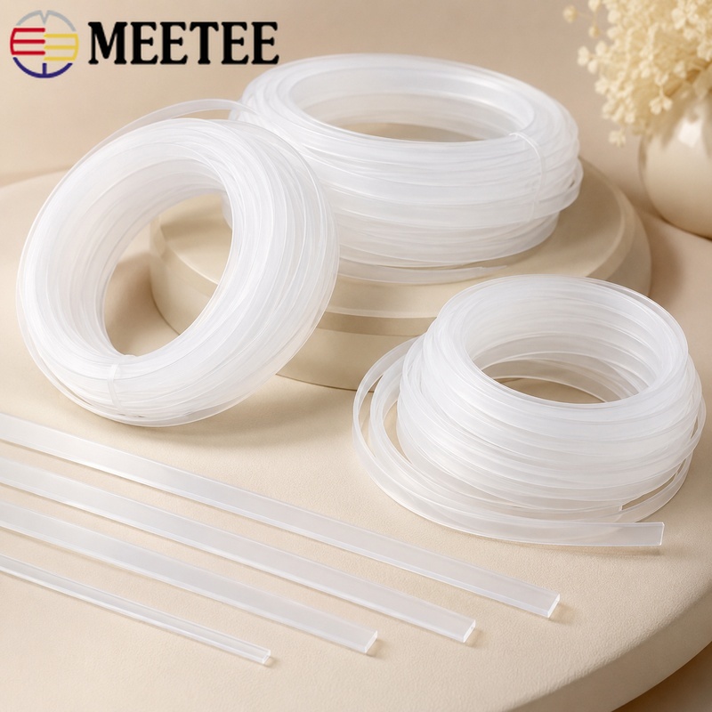 Textile Sewing Support - 20M 4-12mm 투명 플라스틱 코르셋 보닝