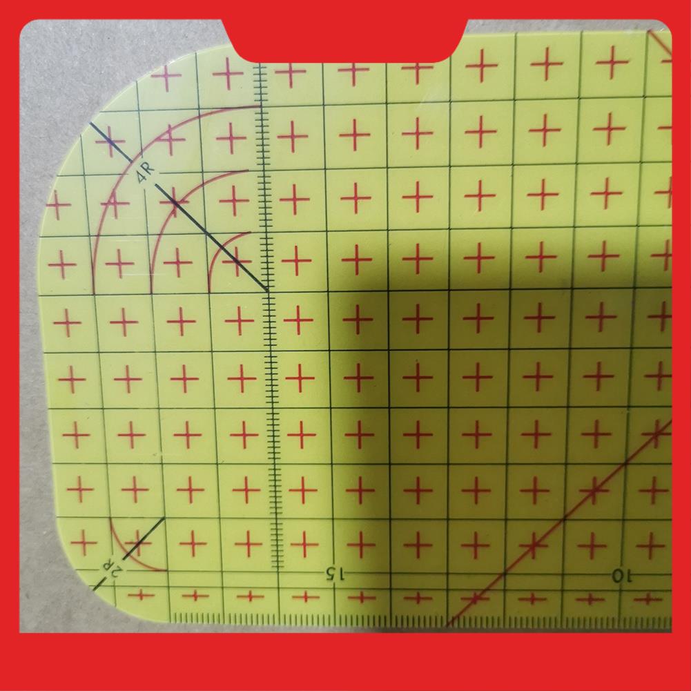 Quilting Ruler Square - 6 조각 퀼팅 눈금자 다림질 눈금자