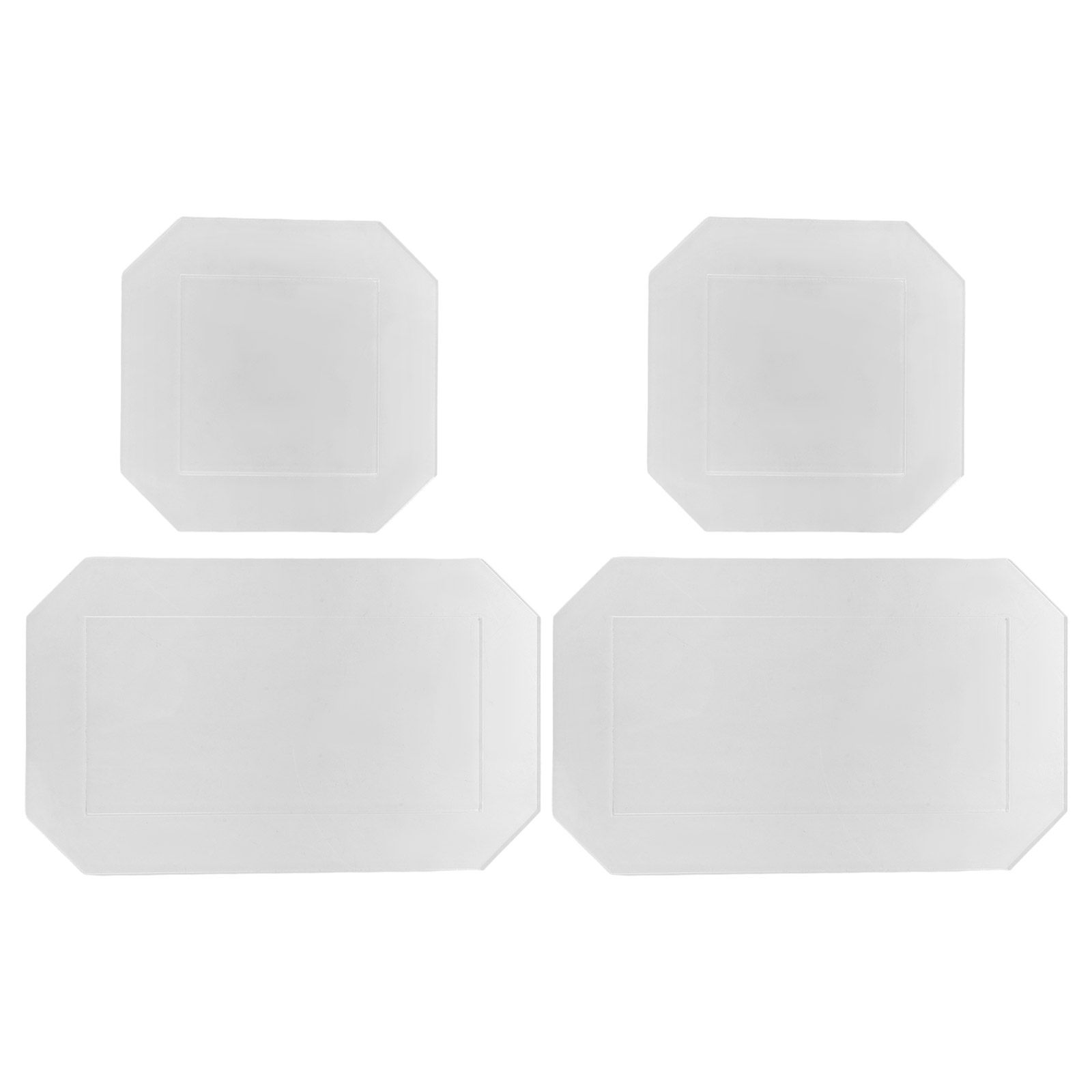 Quilting Ruler Square - 4Pcs 투명 아크릴 퀼팅 템플릿 정확한