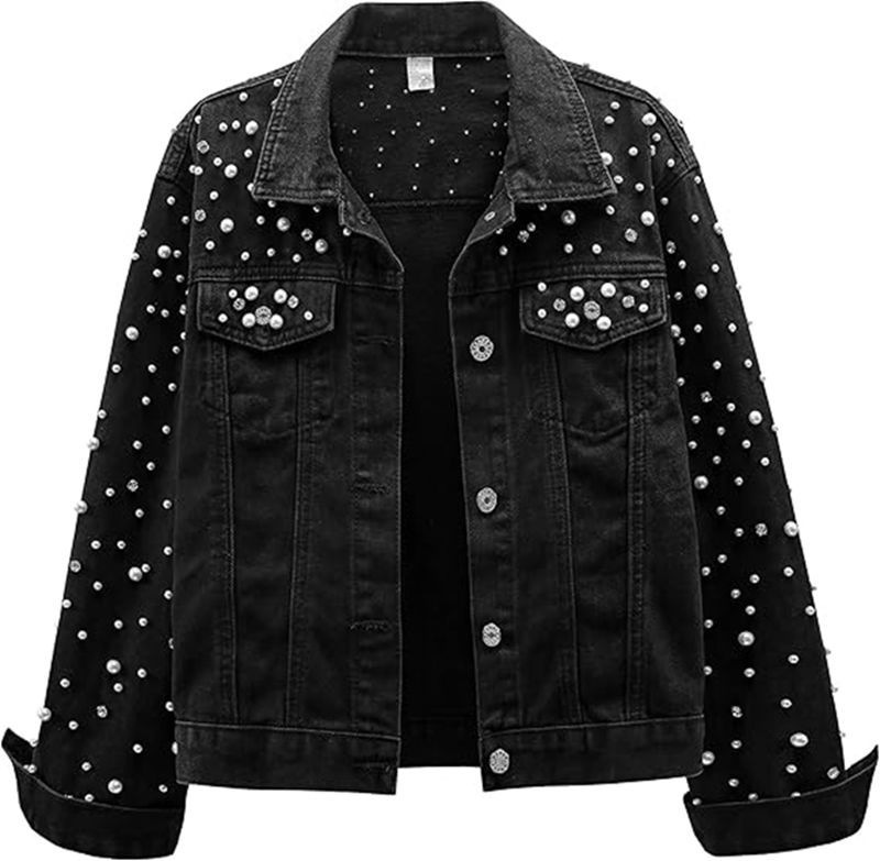 Sewing Jackets - 봄과 가을에 입는 여성용 신상 진주