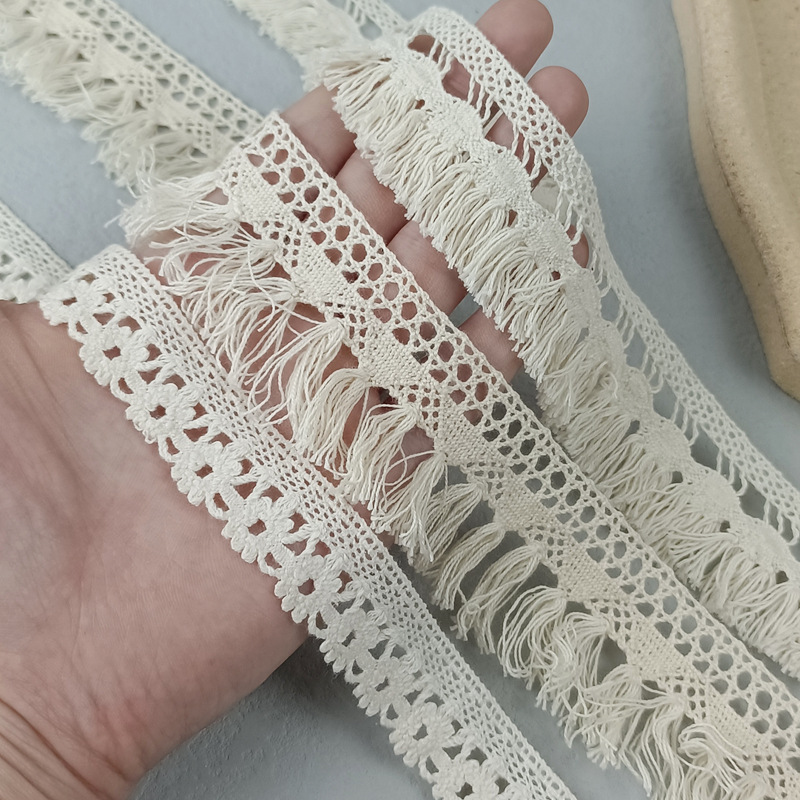 Sewing Eyelet Fabric - 커튼 용 프린지 커튼 소파 코튼