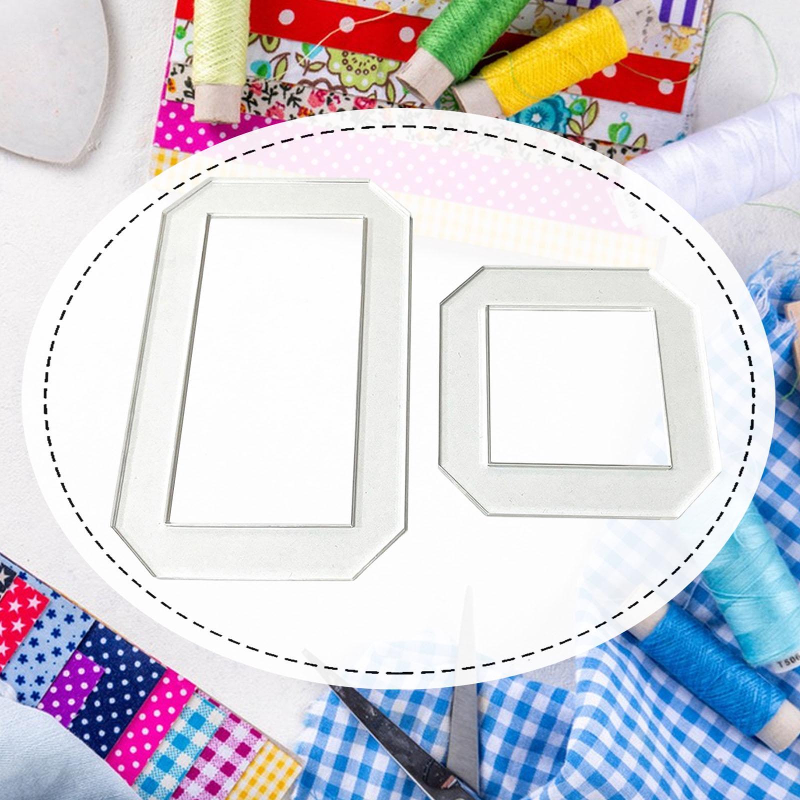 Quilting Ruler Square - 2Pcs 퀼팅 템플릿 퀼트 스텐실 자