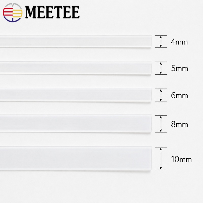 20M 4-12mm 투명 PP 플라스틱 코르셋 보닝 유 - Textile Sewing Support 리뷰 및 가격