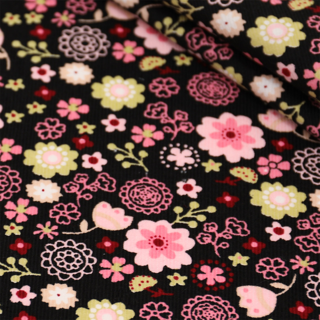 100% 면 꽃무늬 코듀로이 원단(미터 단위 판매) 의 - Textile Sewing Patterns 리뷰 및 가격