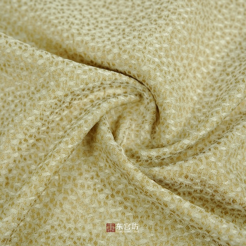 드레이프 베이지 색상의 미세한 질감의 플로럴 자카드 원 - Sewing Fabric 리뷰 및 가격