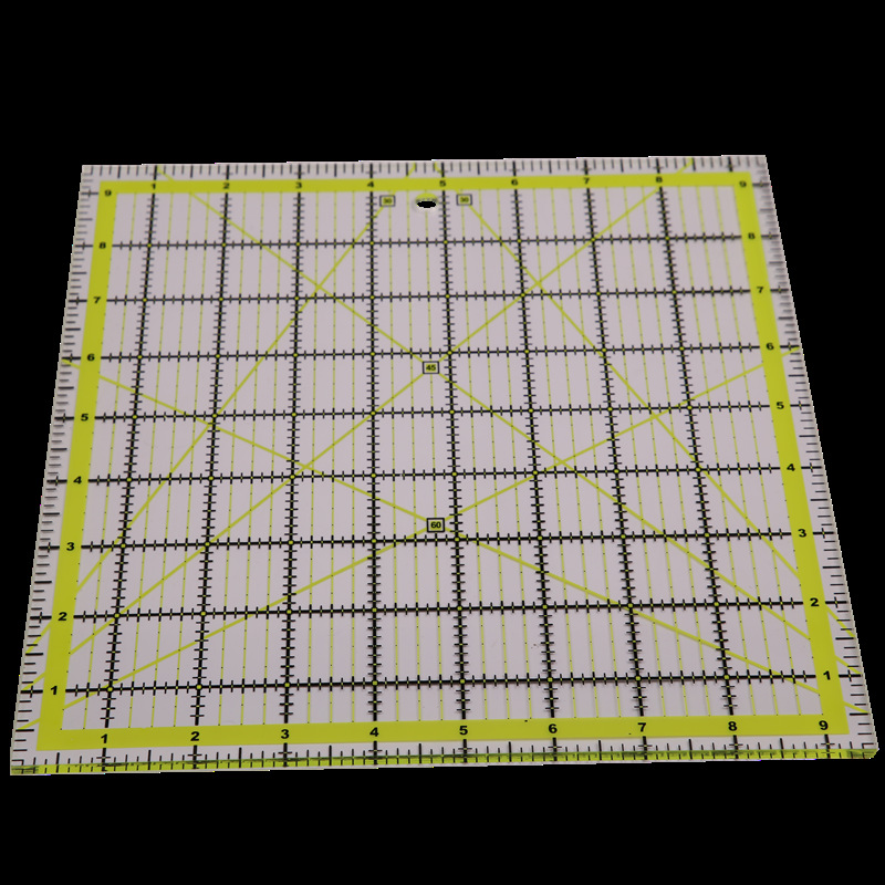 4개 세트 사각형 아크릴 퀼팅 자, 원단 절단 자, 격 - Quilting Ruler Square 리뷰 및 가격