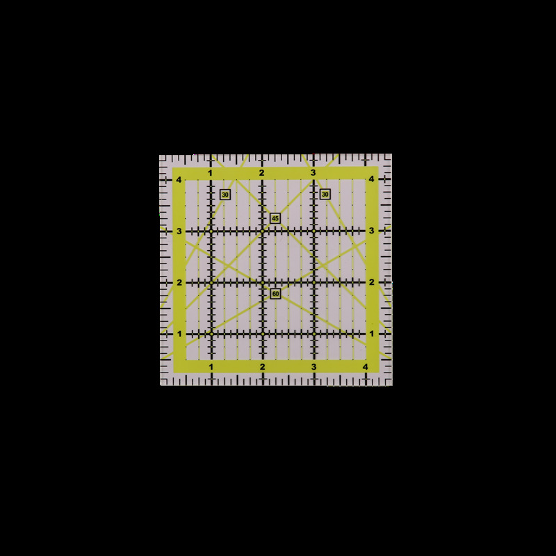 4개 세트 사각형 아크릴 퀼팅 자, 원단 절단 자, 격 - Quilting Ruler Square 리뷰 및 가격