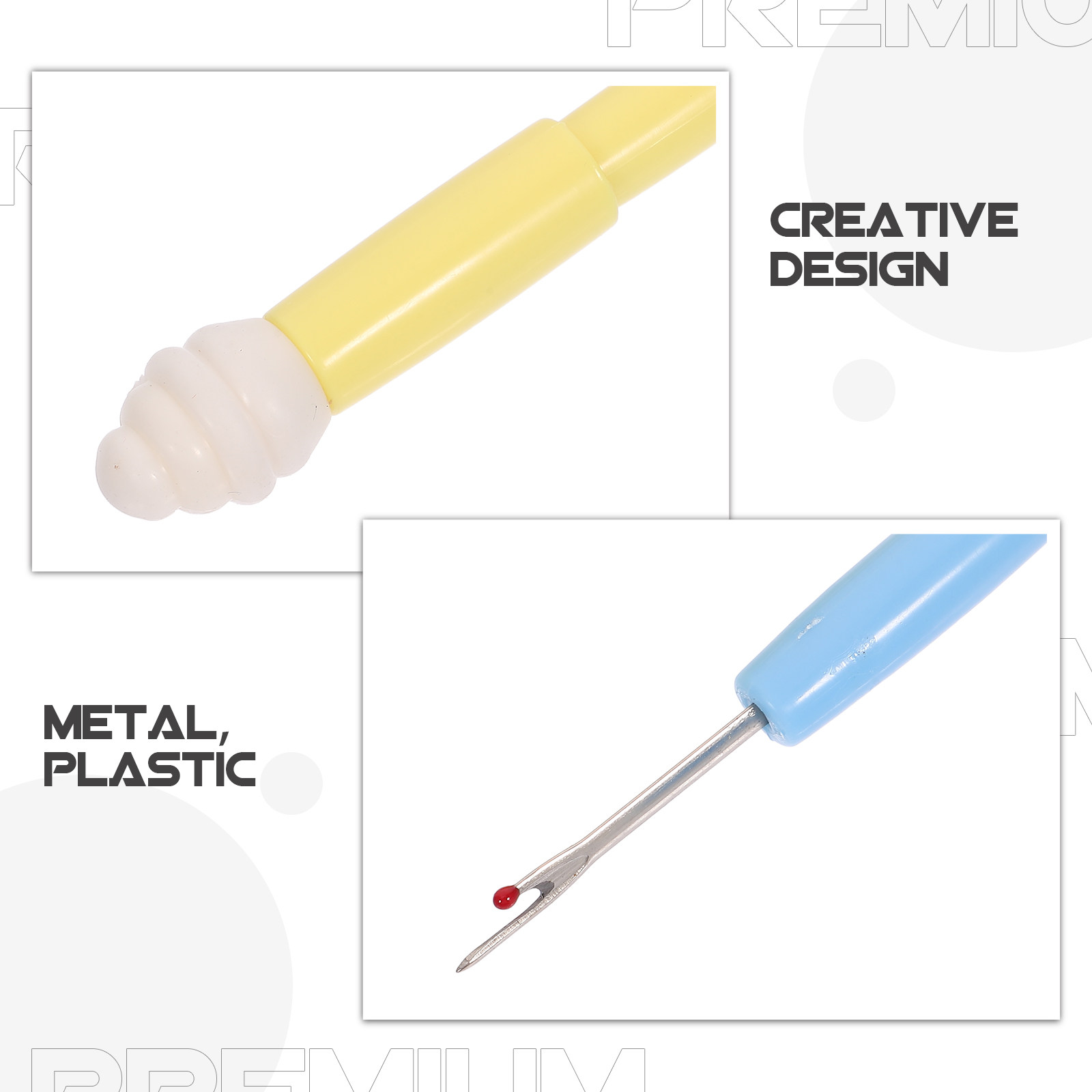 2개 미니 심리퍼 실 제거 도구 바느질 키트 필수 핸디 - Seam Ripper Tool 리뷰 및 가격