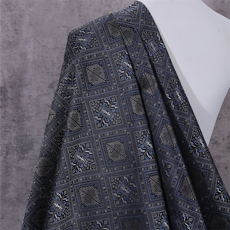 중국 스타일 자카드 브로케이드 실크 새틴 원단, 고대  - Sewing Fabric 리뷰 및 가격