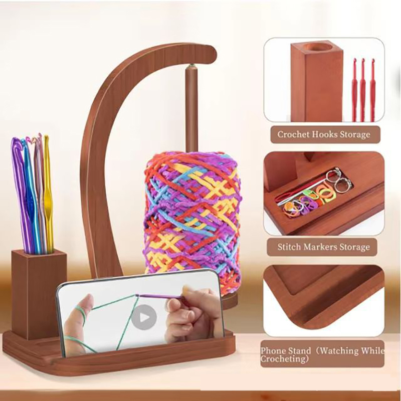 원목 회전식 실꽂이, 원목 걸이식 회전 실 디스펜서,  - Sewing Knit 리뷰 및 가격