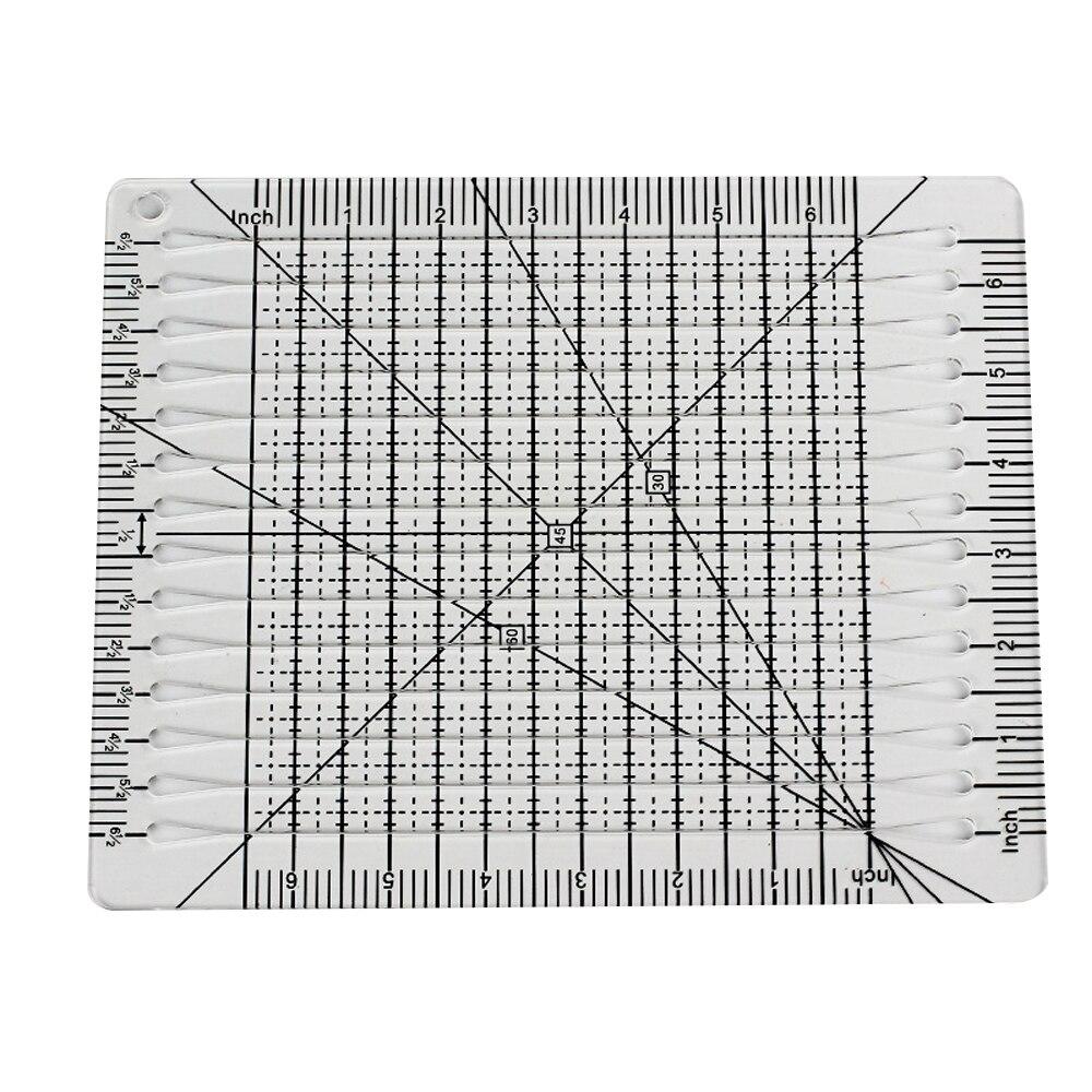 1개 DIY 수공구 패치워크 자, 팬 모양 재단자, 천 - Quilting Ruler Square 리뷰 및 가격