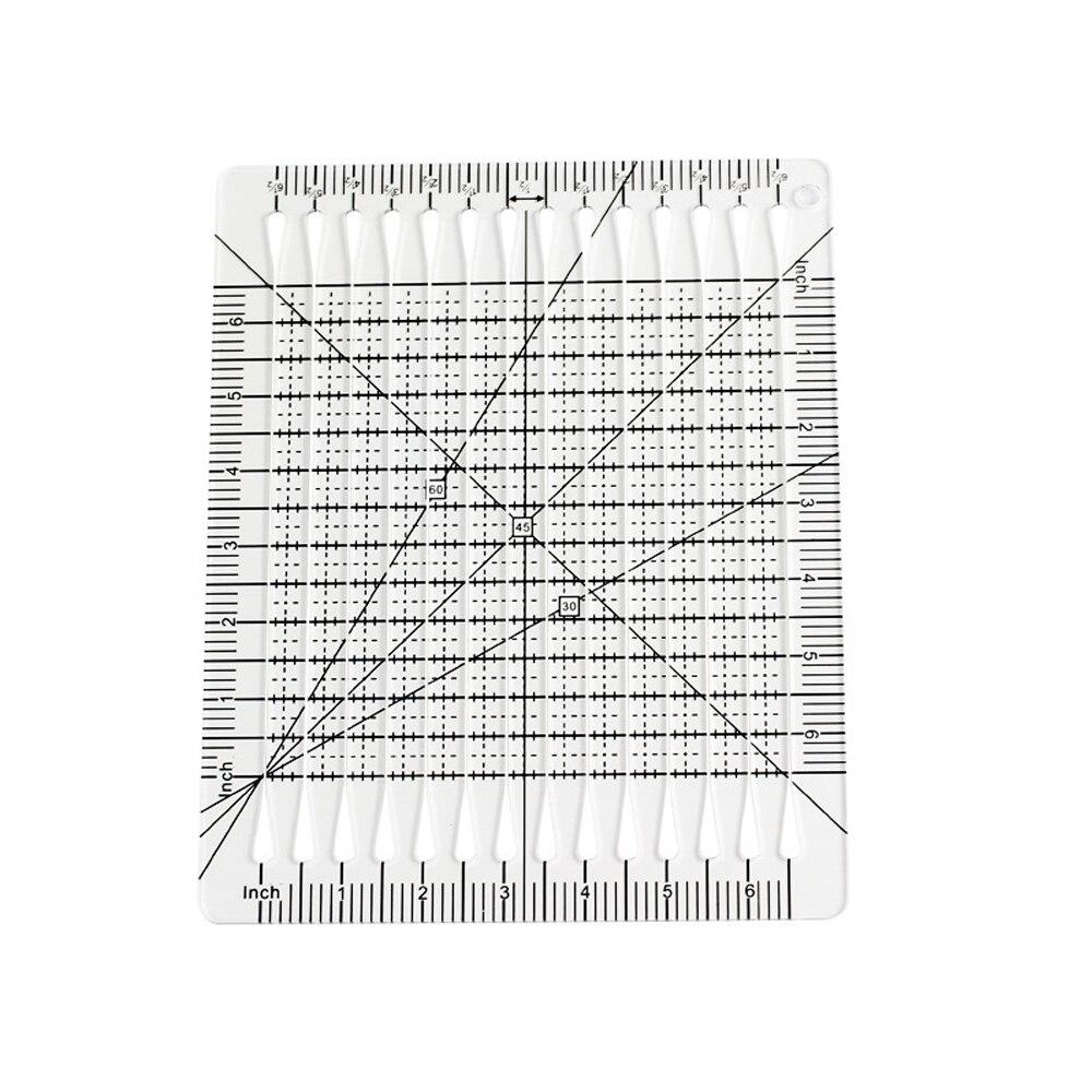 1개 DIY 수공구 패치워크 자, 팬 모양 재단자, 천 - Quilting Ruler Square 리뷰 및 가격
