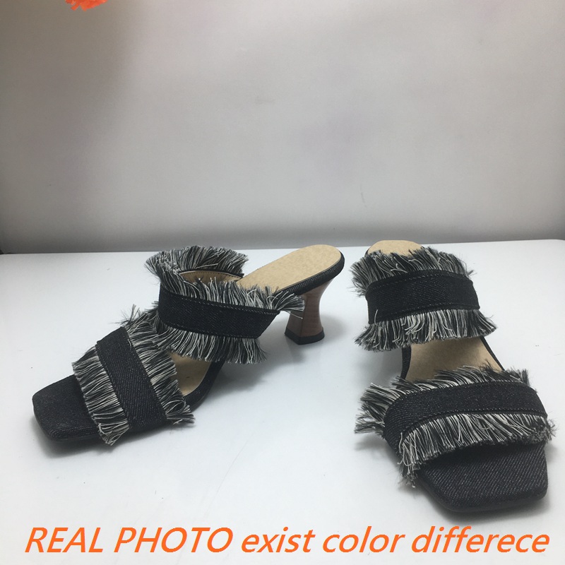 오르차 리사 디자인 여성 샌들 스퀘어토 패브릭 큰 사이 - Sewing Cotton 리뷰 및 가격