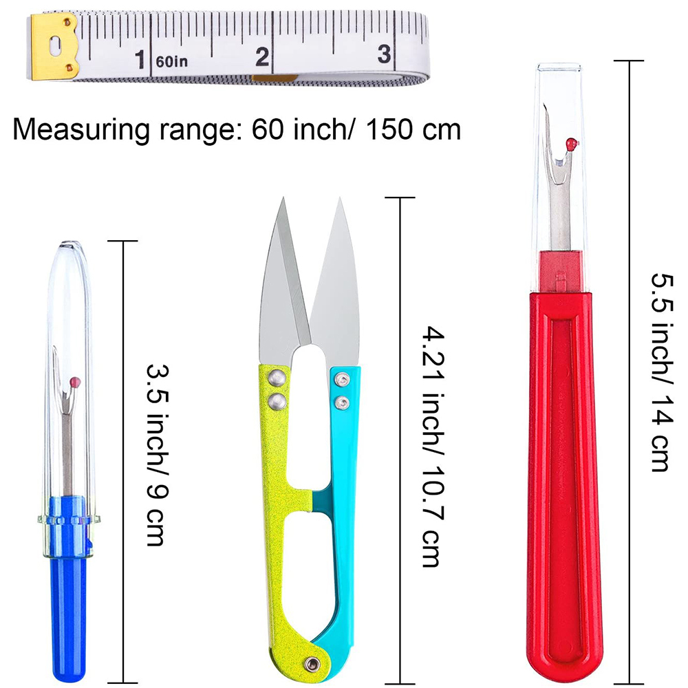 바느질 솔기 리퍼 키트 스레드 솔기 리무버 U 가위와  - Seam Ripper Tool 리뷰 및 가격