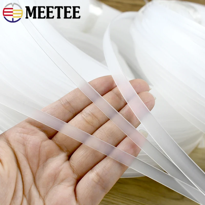 10 미터 4-12mm 투명 플라스틱 리본 코르셋 브래 - Textile Sewing Support 리뷰 및 가격