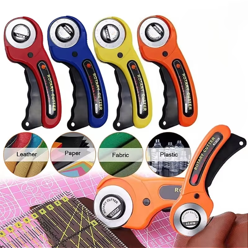 45MM 롤러 휠 나이프 천 절단 나이프 가죽 종이 직 - Textile Sewing Kit 리뷰 및 가격