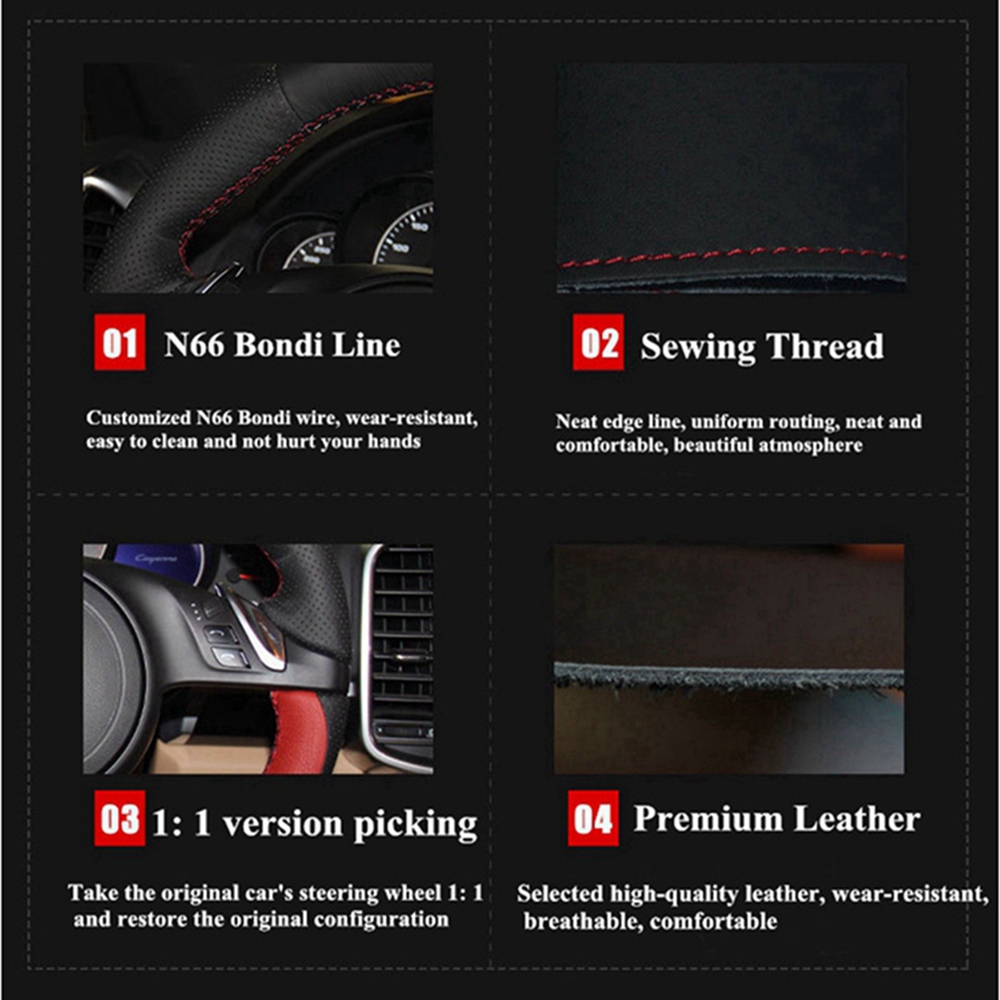 핸드메이드 천공 마이크로파이버 가죽 Mk5 GTI VW - Sewing Gt 리뷰 및 가격