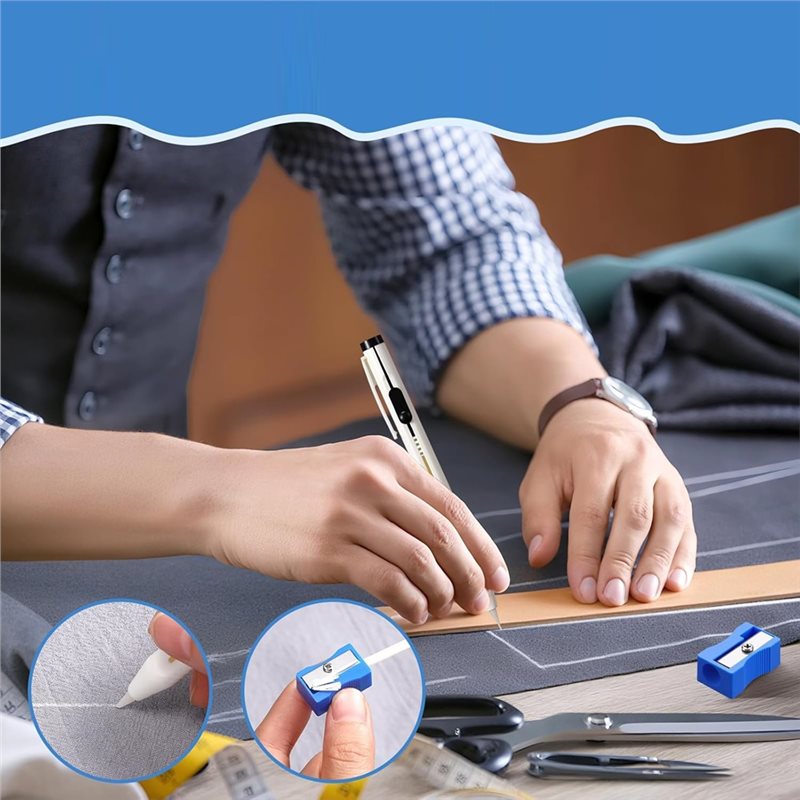 재단사용 연필, 패턴 표시용, 재봉용 분필 펜, 흰색  - Tailor Chalk Marker 리뷰 및 가격