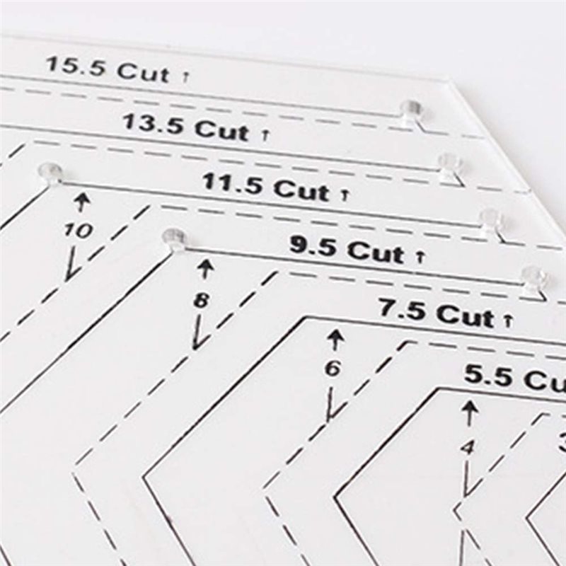 A25F-4Pcs 퀼팅 자 세트, 투명 플라스틱 퀼팅  - Quilting Ruler Square 리뷰 및 가격