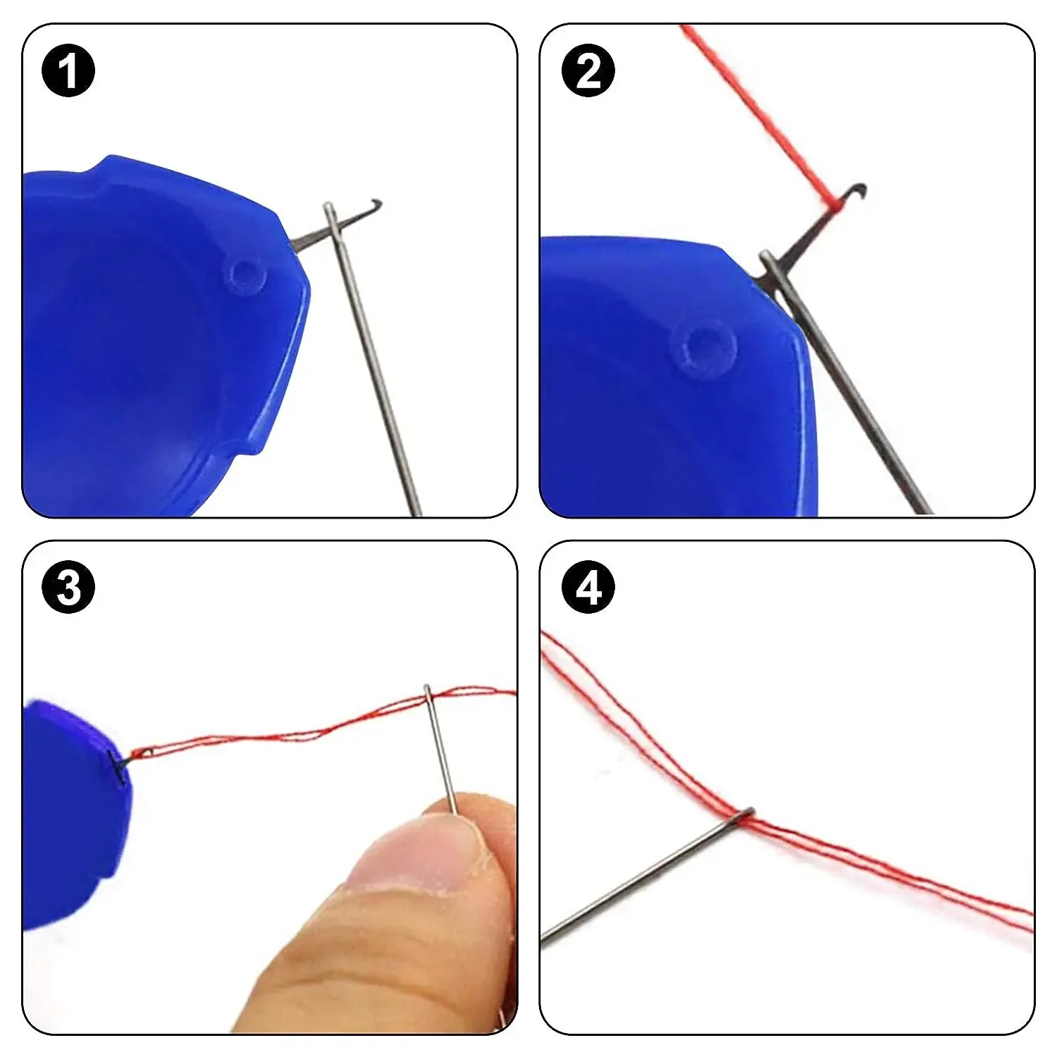 6개입 바늘통입기 세트, 바늘용 와이어 루프가 있는 플 - Textile Sewing Kit 리뷰 및 가격