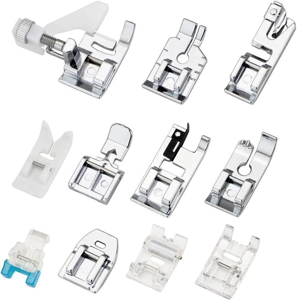 11종 프레서 풋 세트 - 브라더, 싱어, 베이비락,  - Textile Sewing Kit 리뷰 및 가격