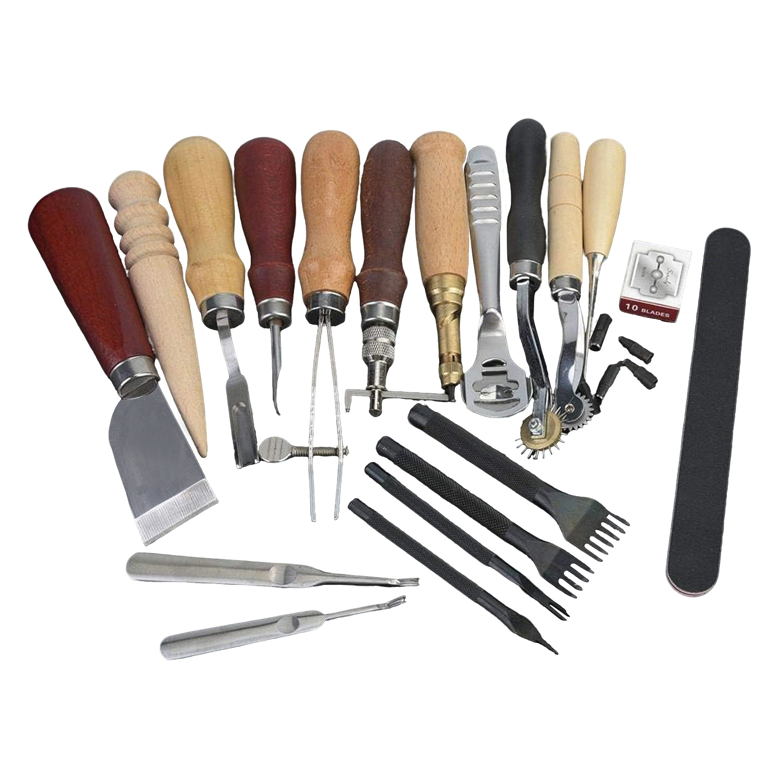가죽 공예 도구 세트, 19종 가죽 공예 키트 (바느질 - Textile Sewing Kit 리뷰 및 가격