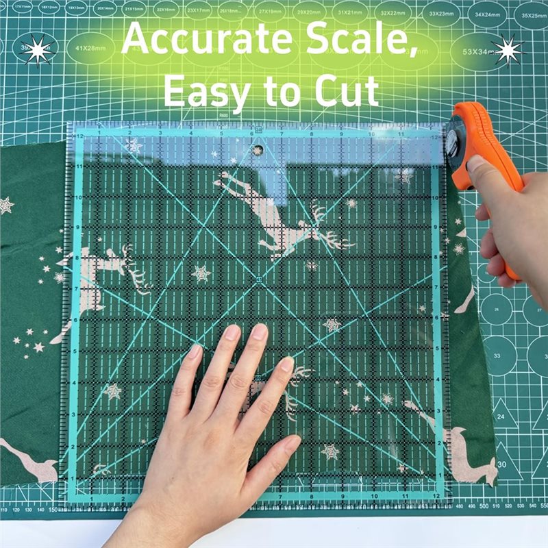 A25F-블루 7피스 칼라 자, DIY 사각 퀼팅 자- - Quilting Ruler Square 리뷰 및 가격