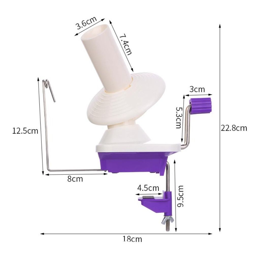 휴대용 수동 양모 와인더 홀더 플라스틱 휴대용 양모 볼 - Sewing Machine Yarn 리뷰 및 가격