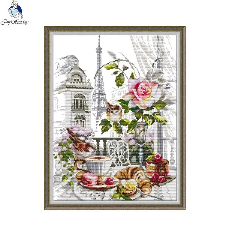 Joy Sunday-크로스 스티치 키트, 유럽식 조식과 - Textile Sewing Patterns 리뷰 및 가격