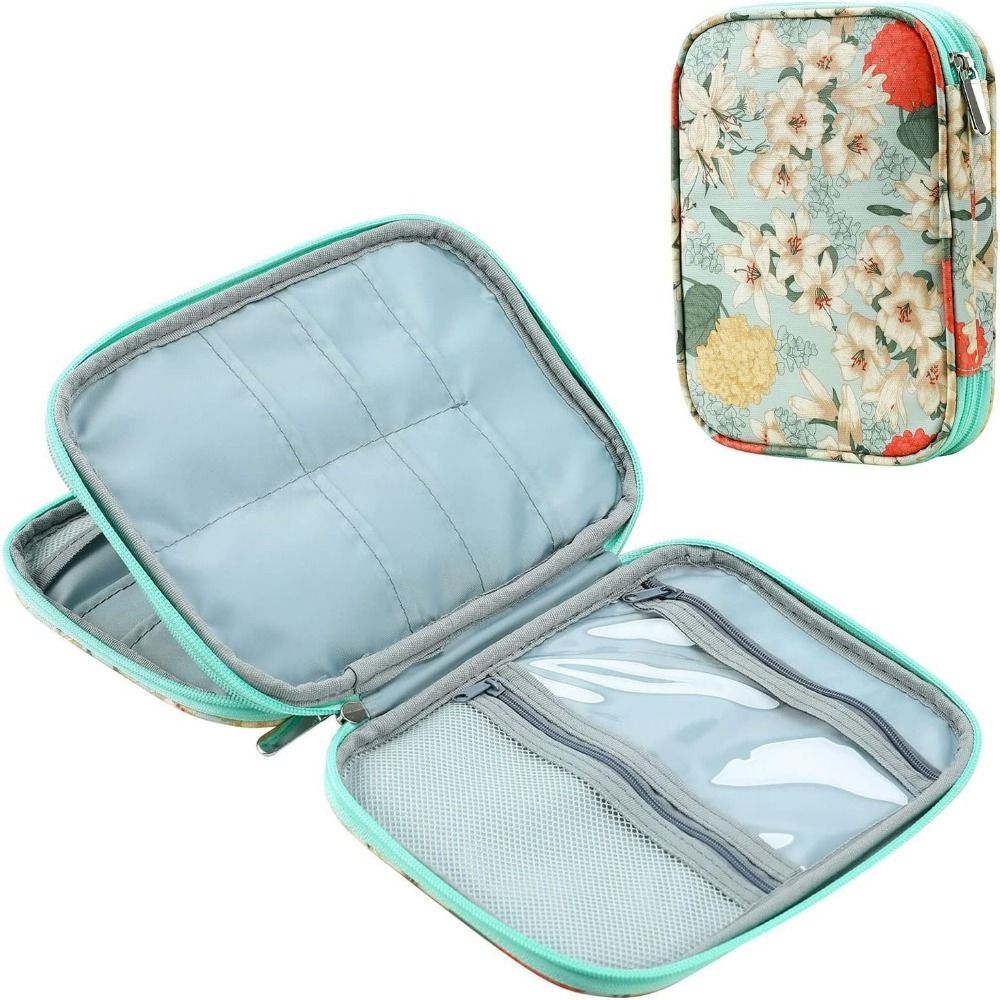 뜨게 바늘 케이스, 휴대용 크로셰 바늘 케이스, 여행  - Textile Sewing Kit 리뷰 및 가격