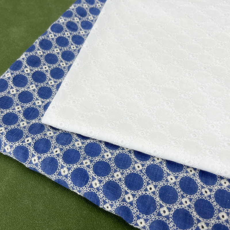 면 데님 소형 원형 아일렛 자수 원단 (드레스, 테이블 - Sewing Eyelet Fabric 리뷰 및 가격