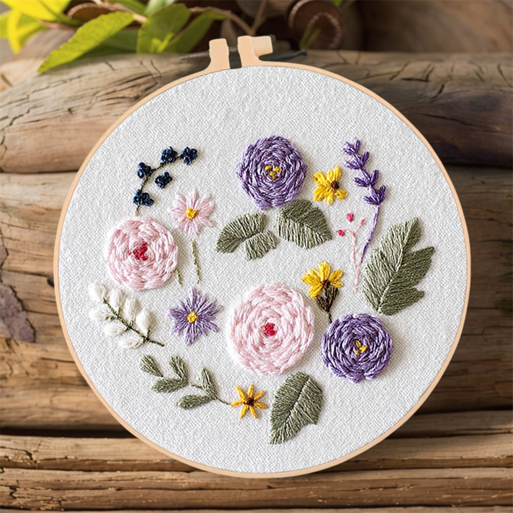 MomoArt DIY 자수 키트 꽃 패턴 바느질 크로스 - Textile Sewing Patterns 리뷰 및 가격