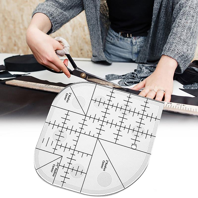 곡선 코너 커터 퀼트 눈금자 둥근 가장자리가있는 아크릴 - Quilting Ruler Square 리뷰 및 가격