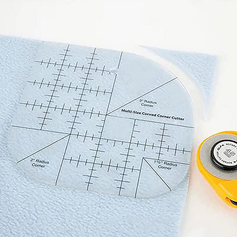 곡선 코너 커터 퀼트 눈금자 둥근 가장자리가있는 아크릴 - Quilting Ruler Square 리뷰 및 가격